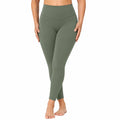 Legging femme taille S vert kaki taille haute extensible pour sport