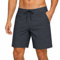 Short de bain homme M bleu marine tissé à cordon style décontracté